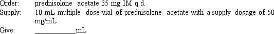 Given: Compute the amount of medication that will be given to administer one dose of the following medication orders using the ratio-proportion method to obtain your answers. Assume all tablets are scored, when necessary. Round all parenteral administration orders that are over 1 mL to one decimal place. Round all parenteral administration orders under 1 mL to two decimal places. Do not include zeros at the end of decimal numbers. The problems and drug orders are presented for practice only, and actual prescribed dosages will vary according to a patient's age, condition, reaction, additional medications, and other factors.  <div style=padding-top: 35px> 