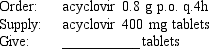 Compute the amount of medication that will be given to administer one dose of the following medication orders using the Dimensional Analysis method to obtain your answers. Assume all tablets are scored, when necessary. Round all parenteral administration orders that are over 1 mL to one decimal place. Round all parenteral administration orders under 1 mL to two decimal places. Do not include zeros at the end of decimal numbers. The problems and drug orders are presented for practice only, and actual prescribed dosages will vary according to a patient's age, condition, reaction, additional medications, and other factors.  <div style=padding-top: 35px> 