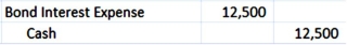 <strong>A company issued 6%,10-year bonds with a par value of $500,000.The current market rate of interest is 5%.The journal entry to record each semiannual interest payment is:</strong> A) B) C) D)