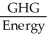 Consider the following equation: GHG =   ×   × GDP, Where GHG = world annual emissions of greenhouse gases Energy = world annual amount of energy consumed GDP = world's annual gross domestic product The ratio Energy/GDP describes A) the energy efficiency of greenhouse gas emissions. B) the number of units of carbon-based energy produced as a fraction of GDP. C) the amount of energy per unit of GDP required to stabilize greenhouse gas emissions. D) the number of units of energy used per dollar of GDP produced. E) the amount of energy used per unit of output in the energy-intensive sector of the economy.