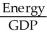Consider the following equation: GHG =   ×   × GDP, Where GHG = world annual emissions of greenhouse gases Energy = world annual amount of energy consumed GDP = world's annual gross domestic product Suppose GHG emissions decreased by 6% between 2012 and 2014,a period when GDP increased by 4% and Energy/GDP decreased by 2%.We can conclude that   over the same period A) remains unchanged. B) decreased by 4%. C) increased by 4%. D) decreased by 8%. E) decreased by 6%.