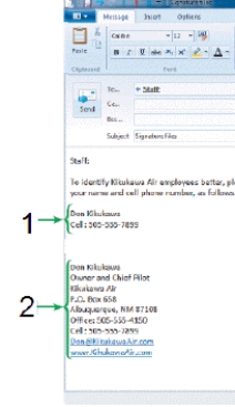   -Referring to the figure above, the area labeled  2  shows an example of a(n) ____________________ signature.