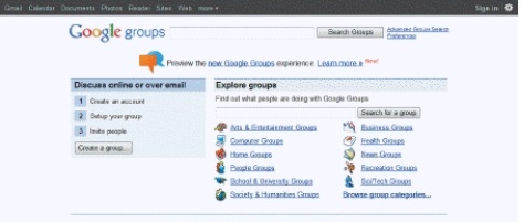   -Referring to the figure above, you can click the general group categories to open a list of ____. A)  search terms B)  subcategories C)  links to dictionaries D)  Web 2.0 communities