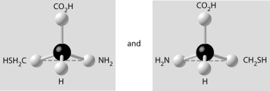   -Which pair of molecules shown below are not enantiomers of a single molecule? A)   B)   C)   D)   E)   