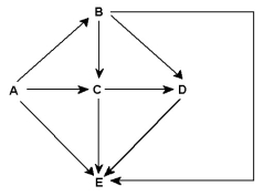    Food web for a particular terrestrial ecosystem (arrows represent energy flow and letters represent species)  -Examine this food web for a particular terrestrial ecosystem. Which species is autotrophic? A)  A B)  B C)  C D)  D E)  E 