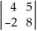 The value of the determinant   is A) 30. B) 42. C) 16. D) 20.