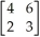 Add the matrices   +   .