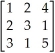Find the inverse of   .