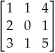 Find the inverse of   .