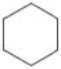 Name the following compound.   A)  cyclohexane B)  benzene C)  hexane D)  cyclopentane
