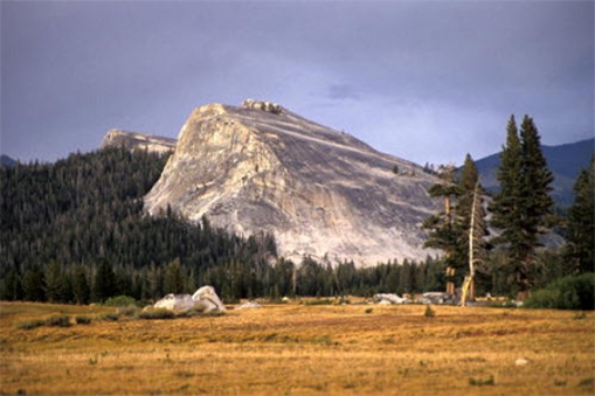 The feature in the photograph below was formed by   A) plucking. B) abrasion. C) plucking on the left and abrasion on the right. D) abrasion on the left and plucking on the right.