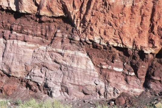 This type of structure is called a(n)    A) joint. B) cleavage. C) fault. D) anticline. E) syncline.