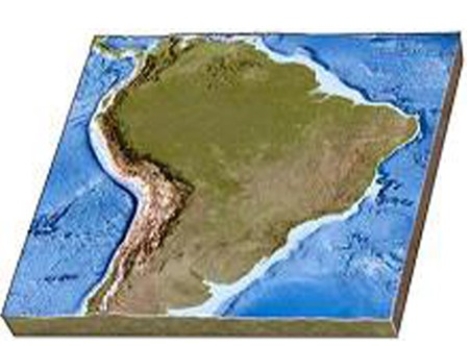 On this southern continent,which side has a plate boundary?   A) The left (west) side B) The right (east) side C) Both sides D) Neither side
