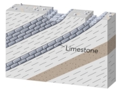 What type of product is being produced from material in these quarries?   A) petroleum B) salt C) coal D) cement