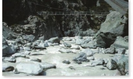 The most important agent for sculpting the landscape is:   A)  flowing water B)  blowing wind C)  gravity D)  wave action