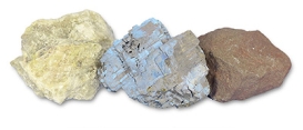 What mineral property is illustrated by this photograph?   A)  crystal form B)  cleavage C)  color D)  luster