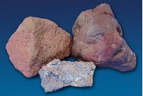 This iron oxide mineral commonly has a reddish color and consistently has red streak. What mineral is it?   A)  calcite B)  dolomite C)  hematite D)  magnetite E)  pyrite