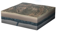 The igneous feature shown in this figure is a:   A)  dike B)  sill C)  volcanic neck D)  laccolith