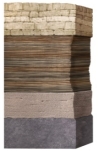 In this section, a lower gray rock is successively overlain by beach sandstone, lagoon mudstone, and limestone. What is the best interpretation of what was going on?   A)  the area was experiencing a transgression B)  sea level was stable but the temperatures were getting colder C)  sea level was stable but the temperatures were getting warmer D)  none of these