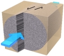What type of fault is forming here?   A)  normal fault B)  reverse fault C)  strike-slip fault D)  oblique-slip faults