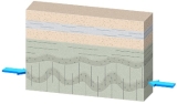 What type of metamorphism would occur in this setting?   A)  regional metamorphism B)  contact metamorphism C)  subduction D)  normal faulting
