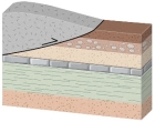 What type of metamorphism would occur in this setting?   A)  regional metamorphism B)  contact metamorphism C)  extension D)  normal faulting