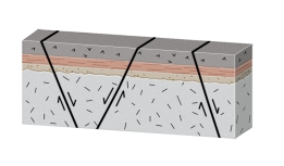What will happen during movement on these normal faults?   A)  the crust will thicken and the region will be uplifted B)  the crust will thin and the region will be uplifted C)  the fault blocks will rotate in the same direction, like books sliding on a shelf D)  the blocks will be uplifted or downdropped with only minor rotation