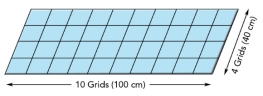 If an ice block 10 centimeters on each side was melted, how much would it raise the water level in a tank that is 100 centimeters long by 40 centimeters wide?   A)  less than 0.5 centimeters B)  .5 to 1 centimeter C)  1 to 2 centimeters D)  2 to 4 centimeters E)  4 to 10 centimeters