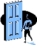 Guardate le immagini e scrivete quattro frasi complete usando vicino a, lontano da, sopra, sotto, dentro, fuori, davanti o dietro. (Use the prepositions sopra, sotto, dentro, davanti, fuori, vicino a, lontano da or dietro in four complete sentences based on the illustrations provided.) 1.    2.    3.    4.  