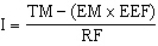 <strong>In MUS sampling,the formula for the sampling interval is</strong> A) B) C) D)