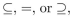 use a Venn diagram to determine which relationship, is true for the pair of sets.
