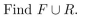 suppose the following are fuzzy sets: