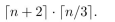 In questions find the best big-O function for the function. Choose your answer from among the following: 1,