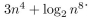 In questions find the best big-O function for the function. Choose your answer from among the following: 1,