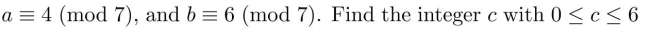 suppose that a and b are integers, such that