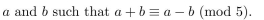 Find integers