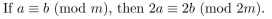 determine whether each of the following theorems is true or false. Assume that a, b, c, d, and m are integers with m > 1.