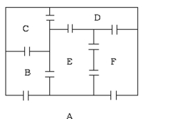 The picture at the right shows the ﬂoor plan of  