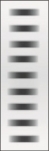 Following a DNA footprint protection assay, which banding pattern would you expect to see if you identify a potential promoter region? A)    B)    C)    D)    E)   