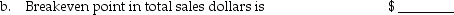 Black Pearl,Inc. ,sells a single product.The company's most recent income statement is given below.     Required:             d.If sales increase by $50,000,operating income will increase     e.To achieve a $40,000 after tax income,given a tax rate of   