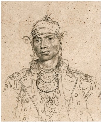 What struck the artist John Trumbull about the Creek Indians he encountered?   A)  Their inability to behave according to European standards B)  Their dignity C)  Their warmth toward white men D)  Their warlike behavior