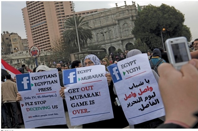 <strong>According to this image,what surge of political activity was particularly influenced by the emergence of social media in the late 2000s? </strong> A) The struggle for the legalization of gay marriage in the United States B) The rise of Al Qaeda and other terrorist groups C) Protests against U.S.involvement in the Middle East D) The Arab Spring