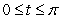 Compute the area of the shaded region whose boundary consists of the line segment   on the x axis and the curve   ,   .  