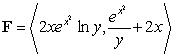 Use Green's Theorem to calculate the counterclockwise circulation of the vector field   around the boundary of the region that is bounded above by the curve   and below by the curve  