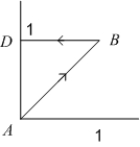 Use Green's Theorem to evaluate the line integral   along the contour of the triangle ABD with vertices        