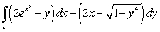 Evaluate the line integral   where   is the circle   oriented in the positive direction.