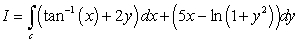 Let   where c is the ellipse   oriented in the positive direction. The value of   is which of the following? A)    B)    C)  0 D)    E)  The integral cannot be evaluated analytically.
