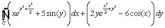 Evaluate   where   is the boundary of the unit square   oriented clockwise.