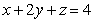 Use Stokes' Theorem to evaluate   where   and c is the boundary of the part of the plane   over the region   , oriented counterclockwise.  