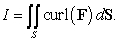 Let   , and let S be the surface   , together with the two vertical sides. Compute   where  